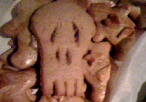 special mention to @moif for producing these skull biscuits