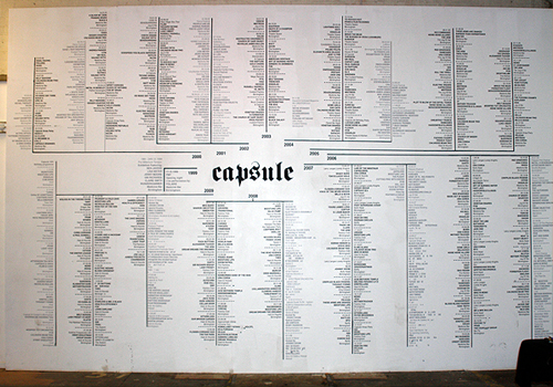 10 years of shows charted for all to see - we've done a fair few gigs!